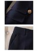 Women's High-End Spring/Autumn Suit Jacket & Flared Pants Set - Fashionable, Elegant Style