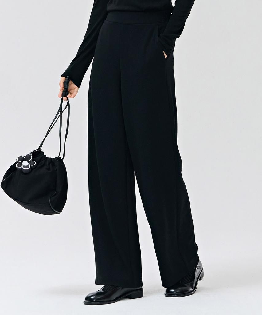 CHASECULT Women'S Elastic Waist Wide Pants-Derg2263B03