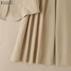 ZANZEA Women Sleeveless Vest Tops and Wide Leg Pants Casual Two Piece Sets