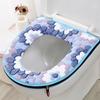 Plush Zipper Toilet Seat Cover - Thickened for All Seasons