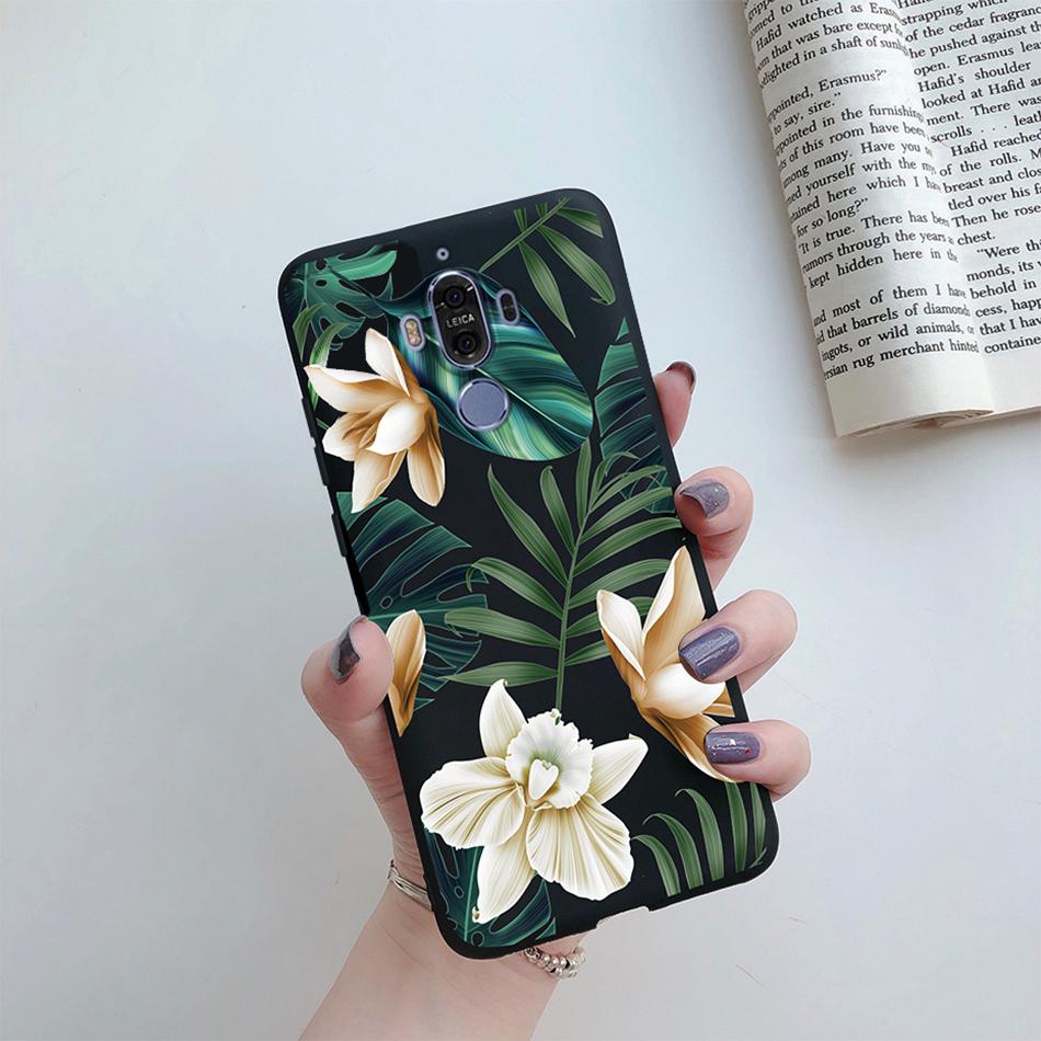 Silicone Case for Huawei Mate 9 10 Pro Soft TPU Protective Cute Butterfly Flower Phone back cover Mate9 Mate10 10Pro Case fundas