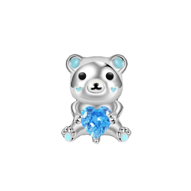 S925 Silver Cute Animal Rabbit Cow Sheep Mouse Is Suitable For European Bracelets, DIY Accessories, Charm Jewelry