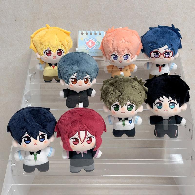 Latest Free Iwatobi Swim Club 10Cm Cotton Plush Keychains Anime Figure Stuffed Dolls Plush Mini Bag Pendants For Anime Fans Gifts