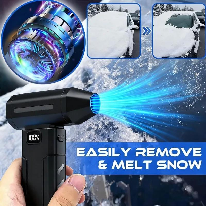 150000RPM Wireless Jet Fan Brushless Motor Turbo Air Blower With LED Light Digital Display Portable Cleaning Blower For Dust Cleaner Car Cleaning