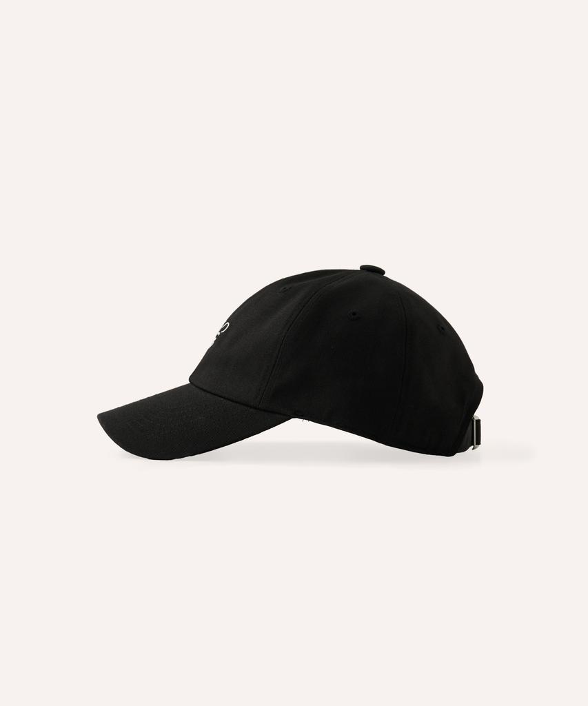 Bibeleude Embroidered Cotton Ball Cap 002 Black