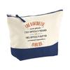 Makeup Bag - PLANETEE - Marinette Also Great (blue Background) - Large Format - Cotton - HD Printing France
