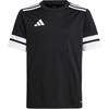 AEROREADY T Shirt Black/White Children Aged 3 7 Years Old JJ0052