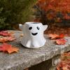 Yousheng Ghost Flowerpot, Waterproof Resin Halloween Vase, Spooky Cute Desktop Ornament, for Green Plants Holiday