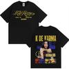 Singer Kenia Os 2026 Fashion Double Sided Print T Shirt Oversized Tshirt Men Women Gothic Cotton Short Sleeve T-shirt Streetwear
