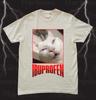 Tricou cu Meme Pisică Ibuprofen Bărbați Casual Amuzant Pisică Grafică Tricouri Modă Gât Rotund Bărbați Femei Haine Unisex Streetwear Tricouri