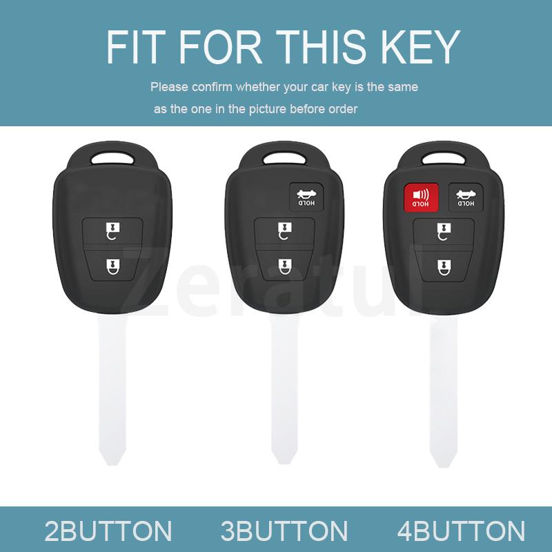 Soft Tpu Car Key Cover Case Keyless For Toyota Camry  Rav4  Corolla  Tacoma Vios Prius C Highlander Accessories