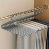 10PCS Space-saving Goose Z-shaped Pants Hanger Durable Metal Material Multi-functional Pant Storage Household Supplies, Pants Display Clothes Rack