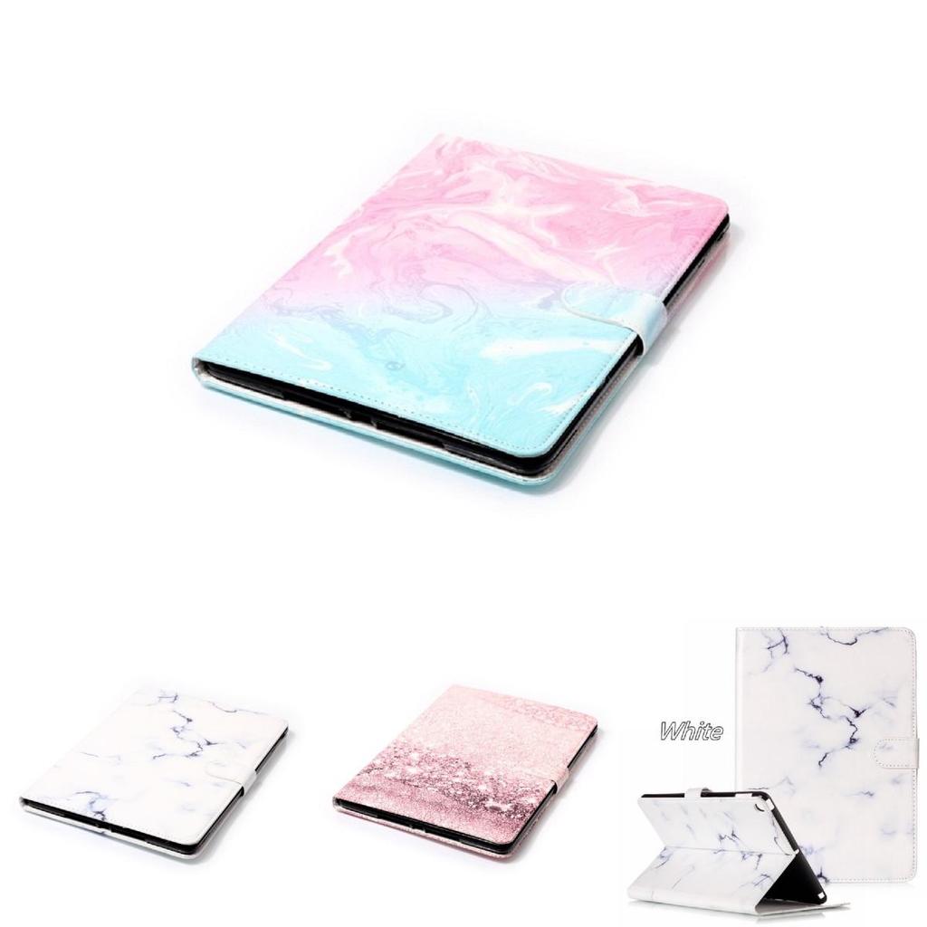 Elegant Marble Pattern Folio Flip Cover For Ipad With Premium Pu Material