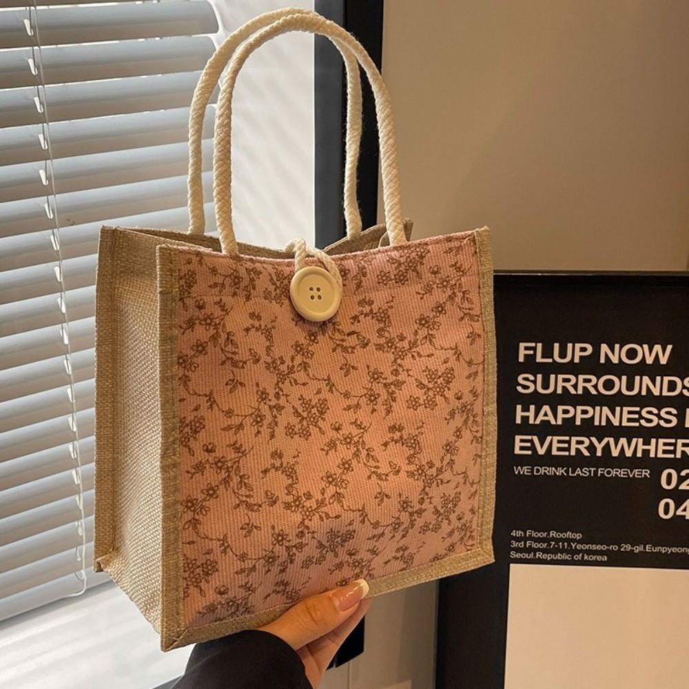 Neue Handtasche mit Blumenmuster Vielseitige Tragetasche für unterwegs Lässige Tasche für den Arbeitsweg Damen
