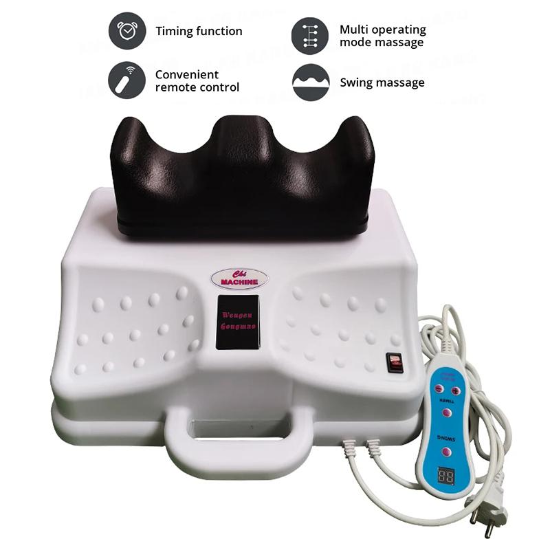 Newest Electric Aerobic Swing Machine Swing Foot Fitness Physiotherapy Leg and Waist Relax Muscle Stroke Recovery Home Massager