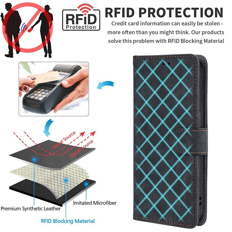 Flip Cover for Motorola Moto G (2024)/Moto G 5G 2024 PU Leather Full-Body Protection [RFID Blocking]