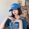 1987 Letter Peaked Cap Women's Trendy Korean Version of Hong Kong Style Student Couple Casual Street Shooting All-match Baseball Cap Male