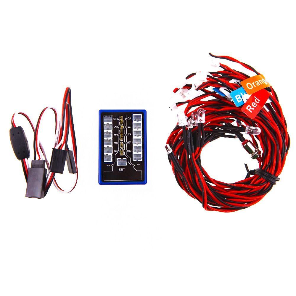 4.8-6V DC RC Truck Led Lights 5 Operation Modes RC Vehicle Headlights  for 1/10 1/8 RC Truck