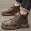 Knöchelhohe Stiefel Outdoor Dicke Sohle Herren Arbeitsstiefel Neue Mode Herrenstiefel High Top Lässige Sportschuhe für Herren Designer Rutschfest