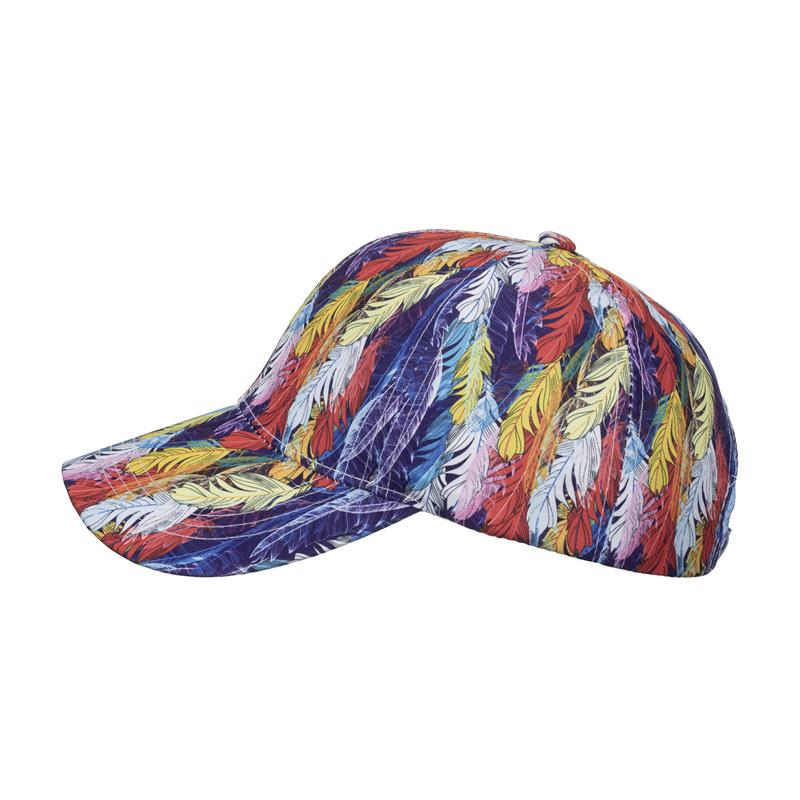 Men Printed Tie-Dye Baseball Cap Women Gradient Graffiti Sunscreen Hat Ponytail Panama Cap Visor Hats Snapback Hat