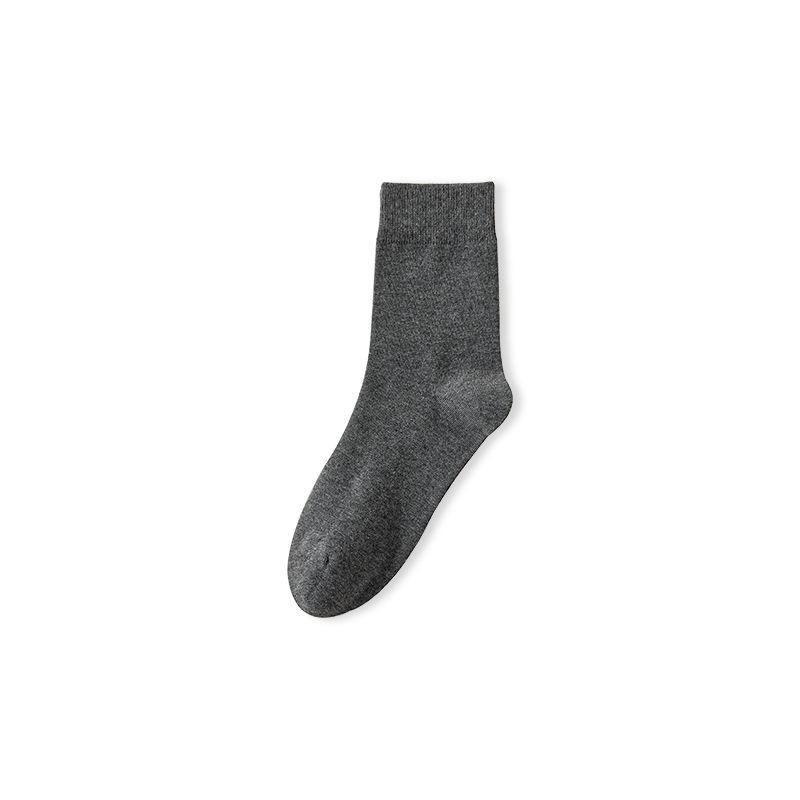 Autumn and Winter Pure Cotton Socks, Mid-tube Socks, Men's Socks, Winter Cotton Socks, Men's Antibacterial and Deodorizing Cotton Socks