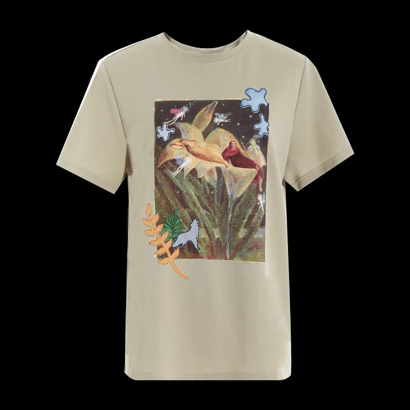 Tatu Women's Summer Basic Versatile Short Sleeve T-Shirt