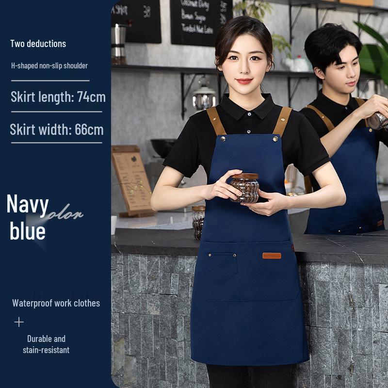 Custom Waterproof Oil-Proof Catering Kitchen Apron