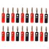 10 Pairs Audio Speaker Wire Cable Screw 4mm Banana Plug Connector