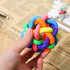 Colorful Rubber Ball Pet Cat Toy With Small Bell For Interactive Exercise Fun