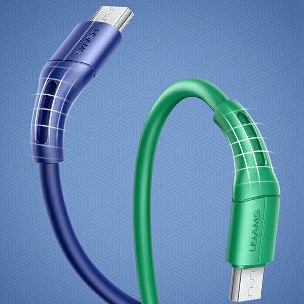 USAMS microUSB Cable 1m Fast Charging Black