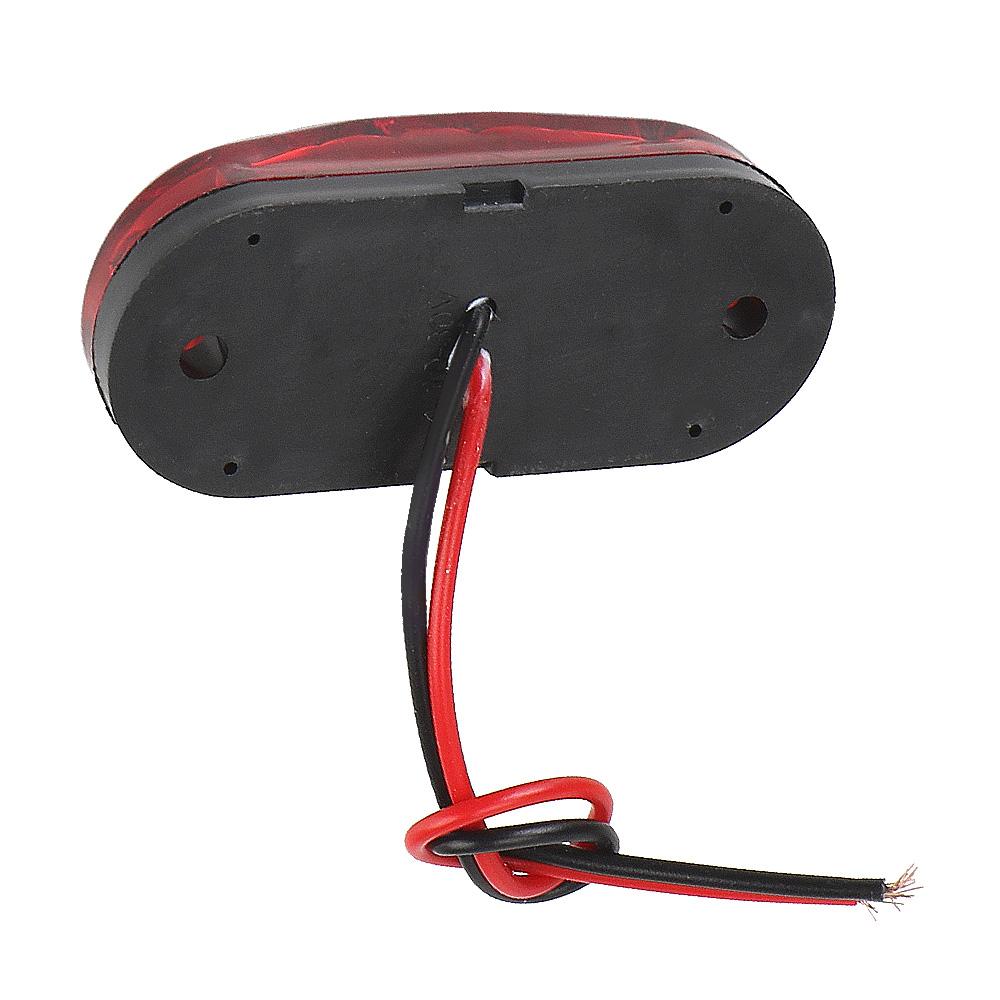 For Trailer Truck Caravan LED Side Marker Lamp Side Clearance Marker Lamp Warning Lights 1 Pair 12V- 24V