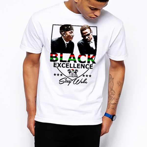 Black History Month , Huey P Newton, Malcolm X, Stay Woke Unisex T-Shirt