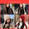 Knit Hat Women Winter Warm Earflap Beanie With No Brim For Casual Outings