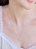 Engbrox [Silver925] Claire Ribbon Necklace