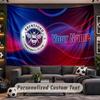 Brentford Football Personalized Tapestry Support Custom Name, Wall Art Home Decoration