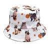 Frühling und Sommer Polyester Cartoon Print Eimerhut Fischerhut Outdoor Reise Sonnenschutzmütze Für Männer und Frauen 05