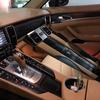 Panamera Interior Modification Carbon Fiber Stickers: Gear & Door Panel Decoration Film
