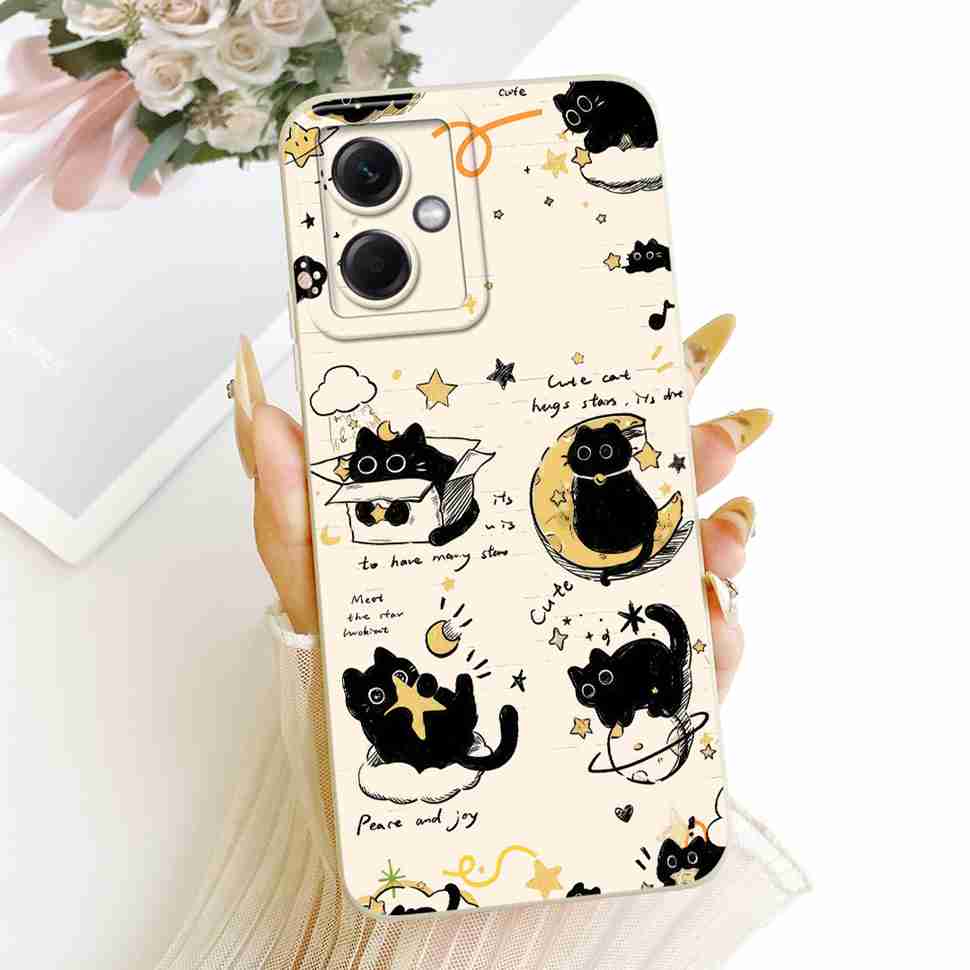 Fashion Paint For Redmi Note 12 5G 22111317I Case Cartoon Panda Silicone Cover For Redmi Note12 Note 12 5G 22111317G Phone Shell