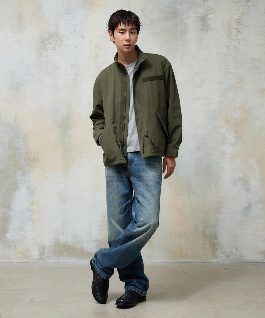 AGOD Washed Canvas Field Jacket [Khaki]