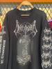 T-shirt promo d'album vintage début des années 90 Unleashead Shadow In The Deep Tour