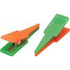 Myzox Point Clips, Green/Orange (4 Clips Per Bag) PK-2