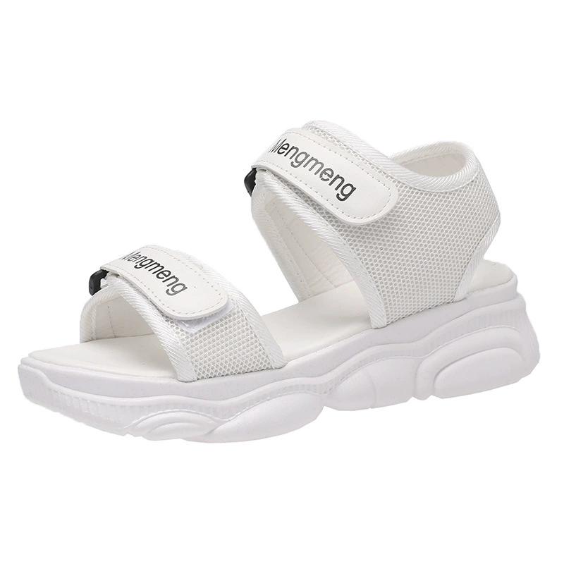 Sportovní sandály Dámské letní studentské korejské verze The Wild Thick-Sail Open-Toed Beach Fashion Sandals Dámské