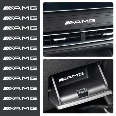 Car Logo Stickers Door Side Window Body Universal Decal For Mercedes Benz AMG GLA W176 CLK W209 W202 W220 W204 W203 W210 GLC