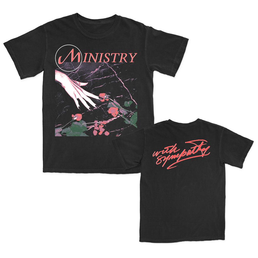 Ministry - With Sympathy Album Short Sleeve 2 Side Black AHN01692 Unisex T-Shirt