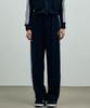 Alikim Ribbon Jersey Track Pants/Navy