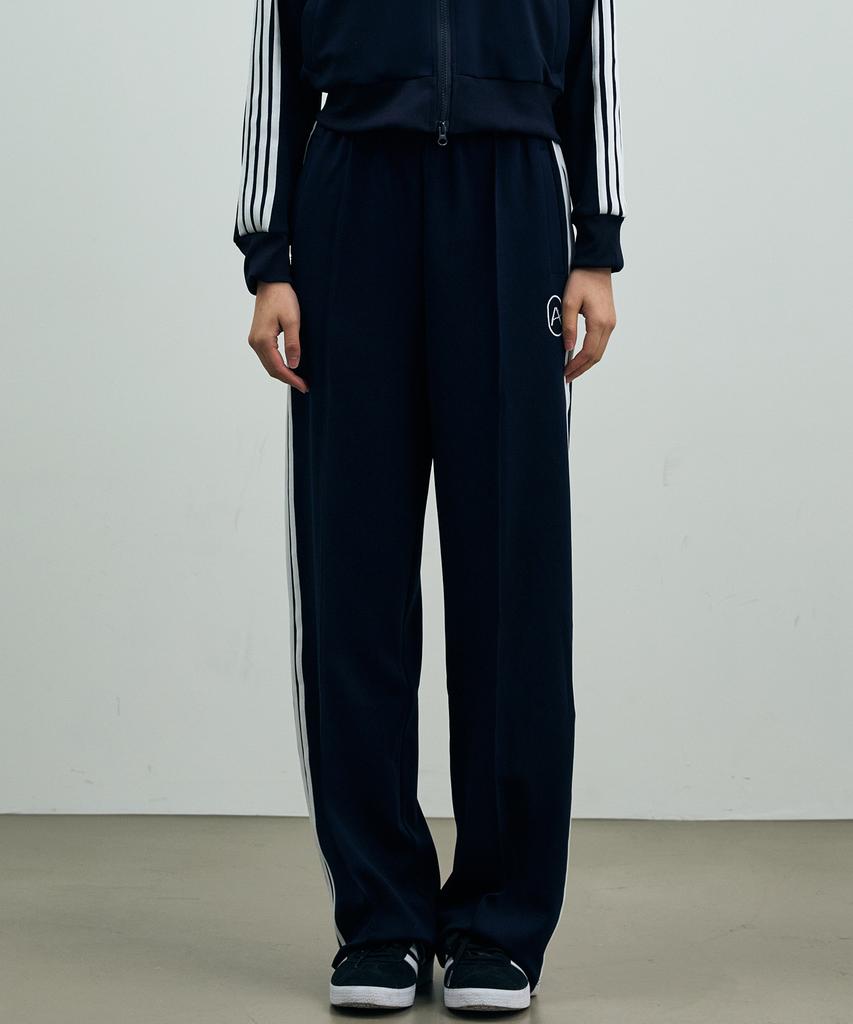 Alikim Ribbon Jersey Track Pants/Navy