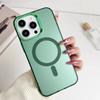 Luxury Aurora for Magsafe Wireless Charge Magnetic Case for iPhone 15 15Pro 14 13 Pro Max 12 11 Colorful Laser Matte Cover
