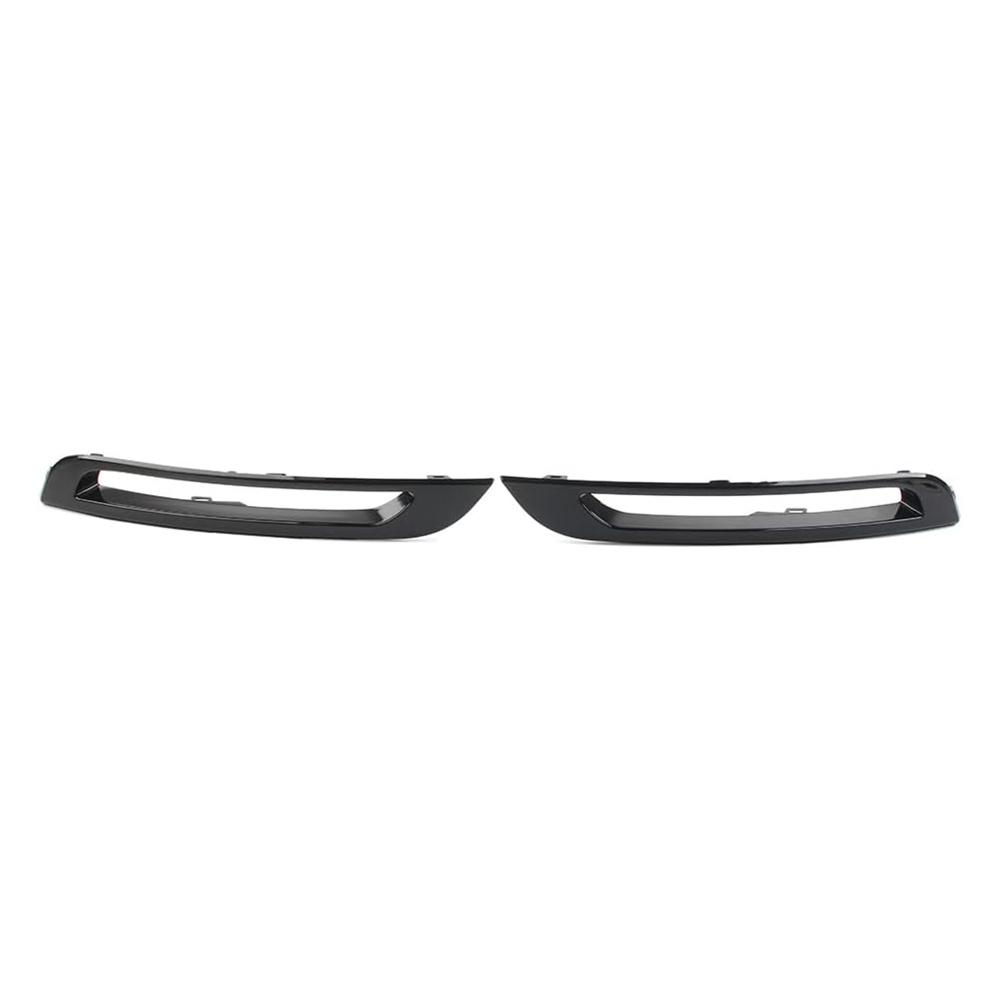 Capas de Farol de Nevoeiro de Para-choque Preto Brilhante Esquerdo e Direito Para Range Rover Velar 2018-2022