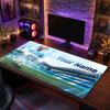 Erling Haaland Custom Large Mouse Pad, Personalized Name Text Print, Football Logo Non‑Slip Desk Mat Gaming Gift