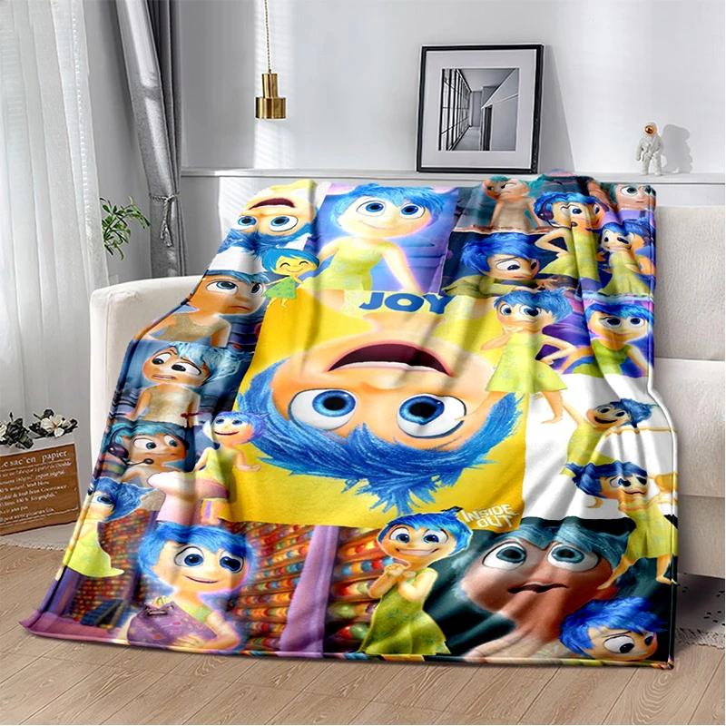 Nieuwe Cartoon Cadeau Inside Out Blij Verdrietig Zacht Dekentje, Zacht Plaid voor Huis Slaapkamer Bed Bank Picknick Reishoes Kind